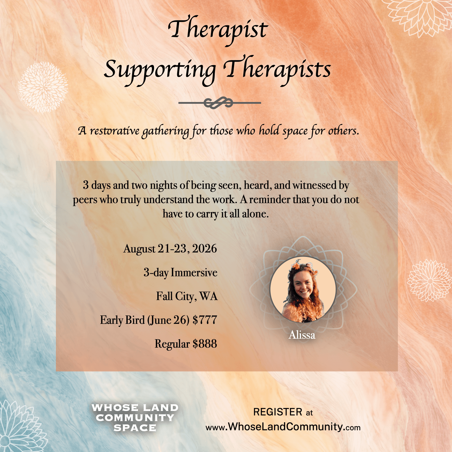 Therapists Supporting Therapists