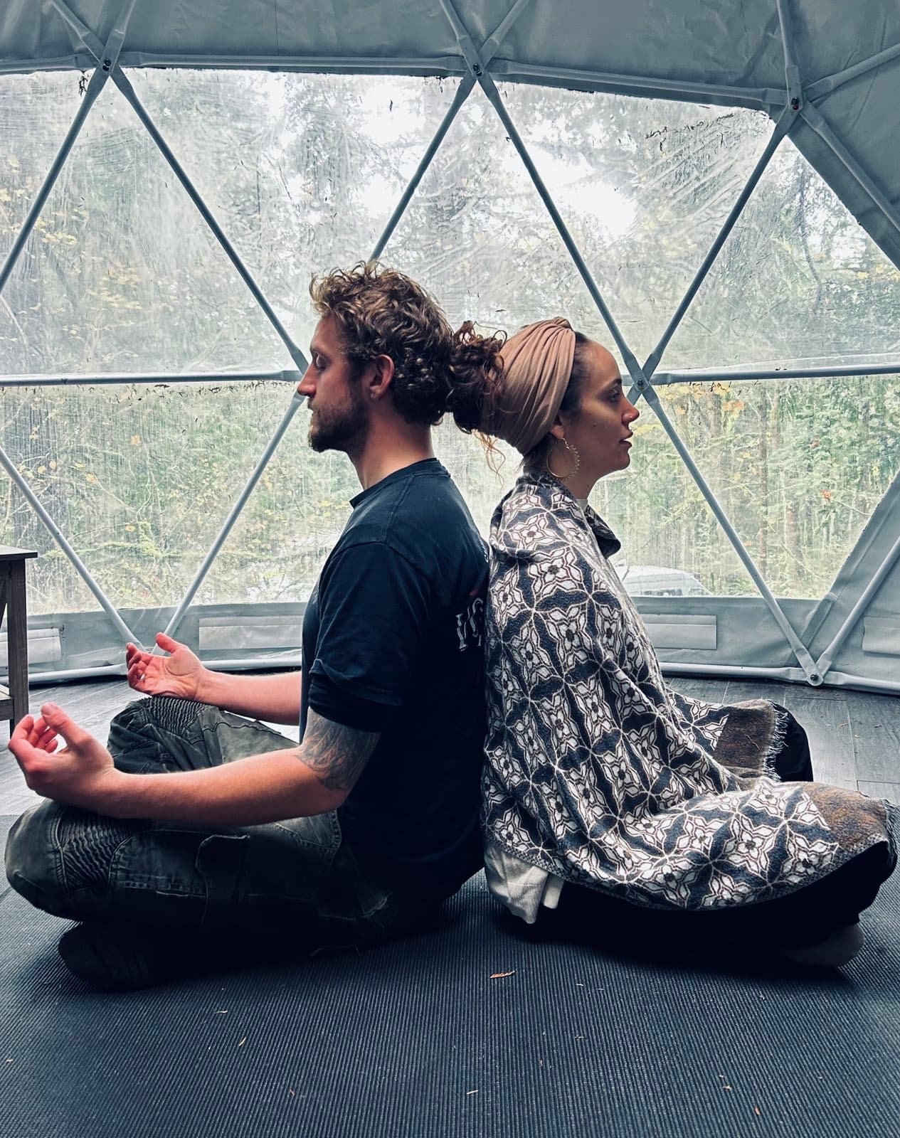 Evening meditation at Whose Land